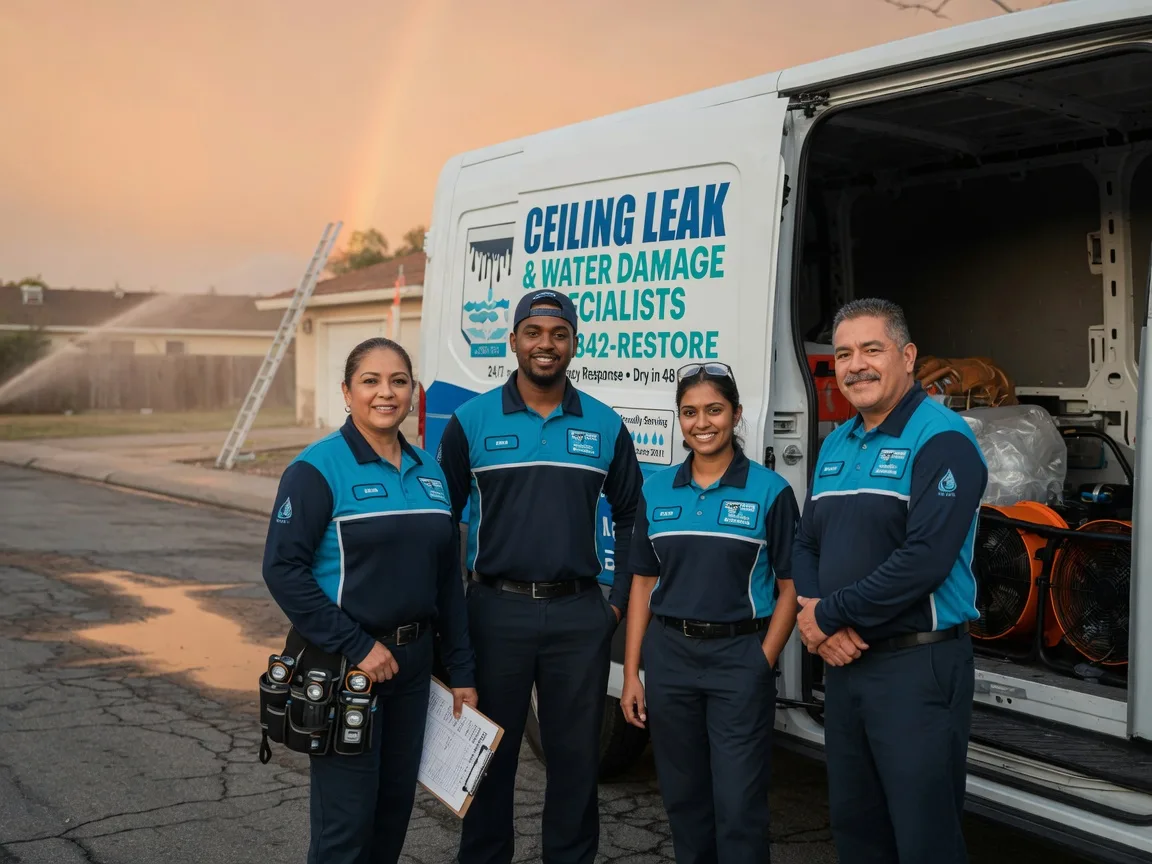 Ceiling Leak Cleanup company in Birdsnest, VA