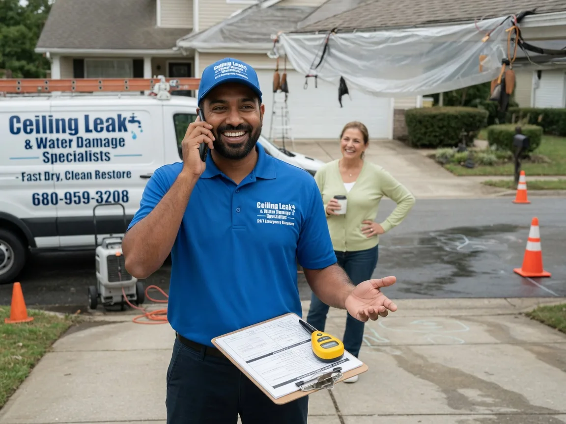 Ceiling Leak Cleanup Birdsnest, VA FAQs